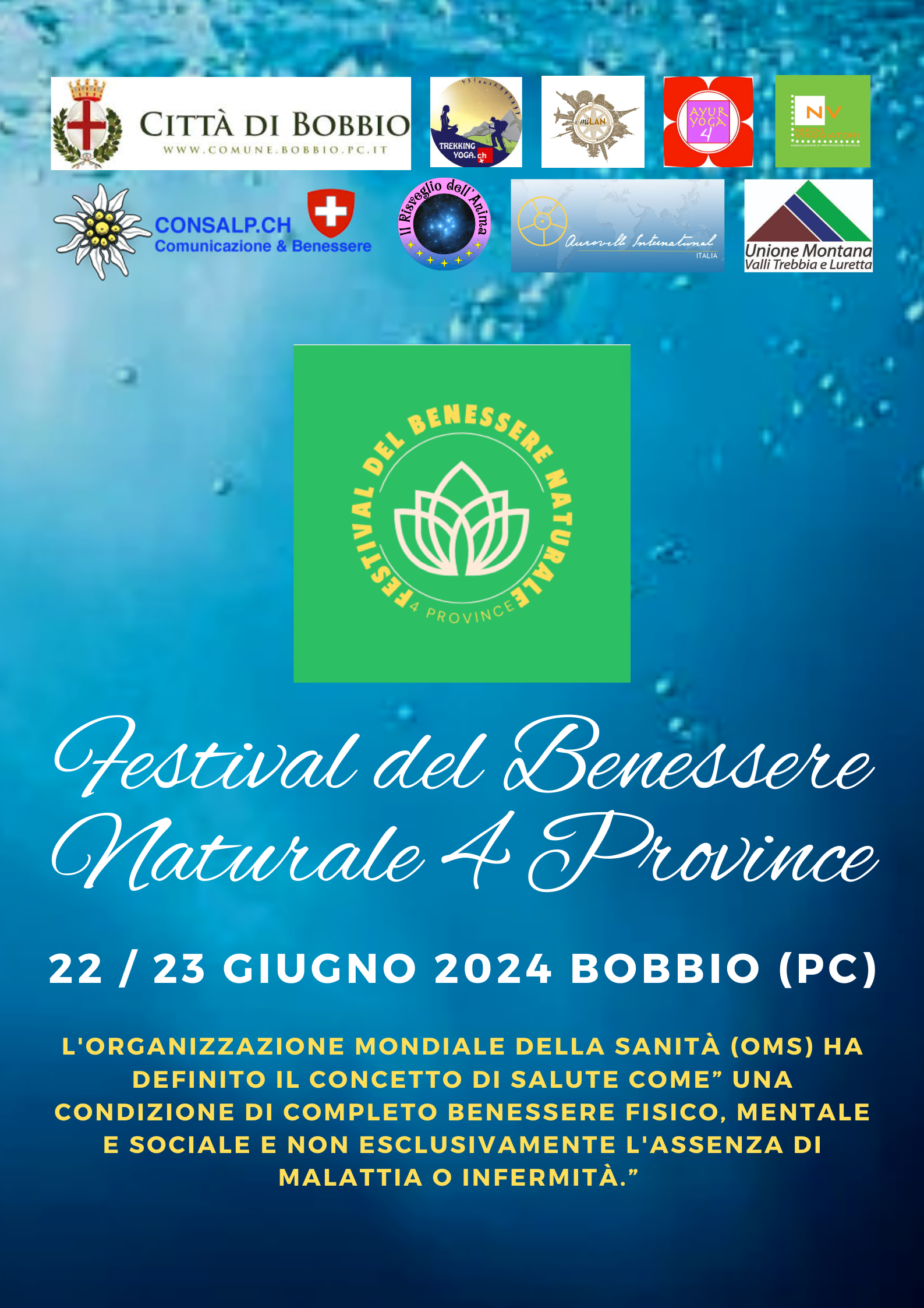 Festa del Benessere Naturale 22 e 23 giugno