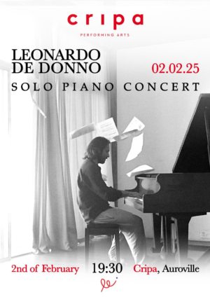 Concerto di Leonardo De Donno in Auroville 2 Feb 2025